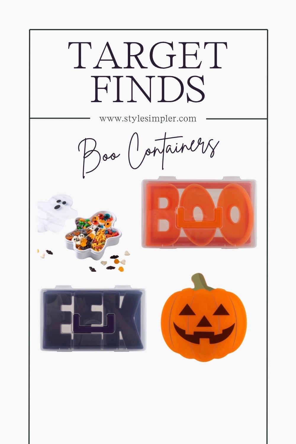 Cute Target finds!  Check out these snack containers perfect for spooky cute season.  

#LTKFallSale #LTKSeasonal #LTKHalloween