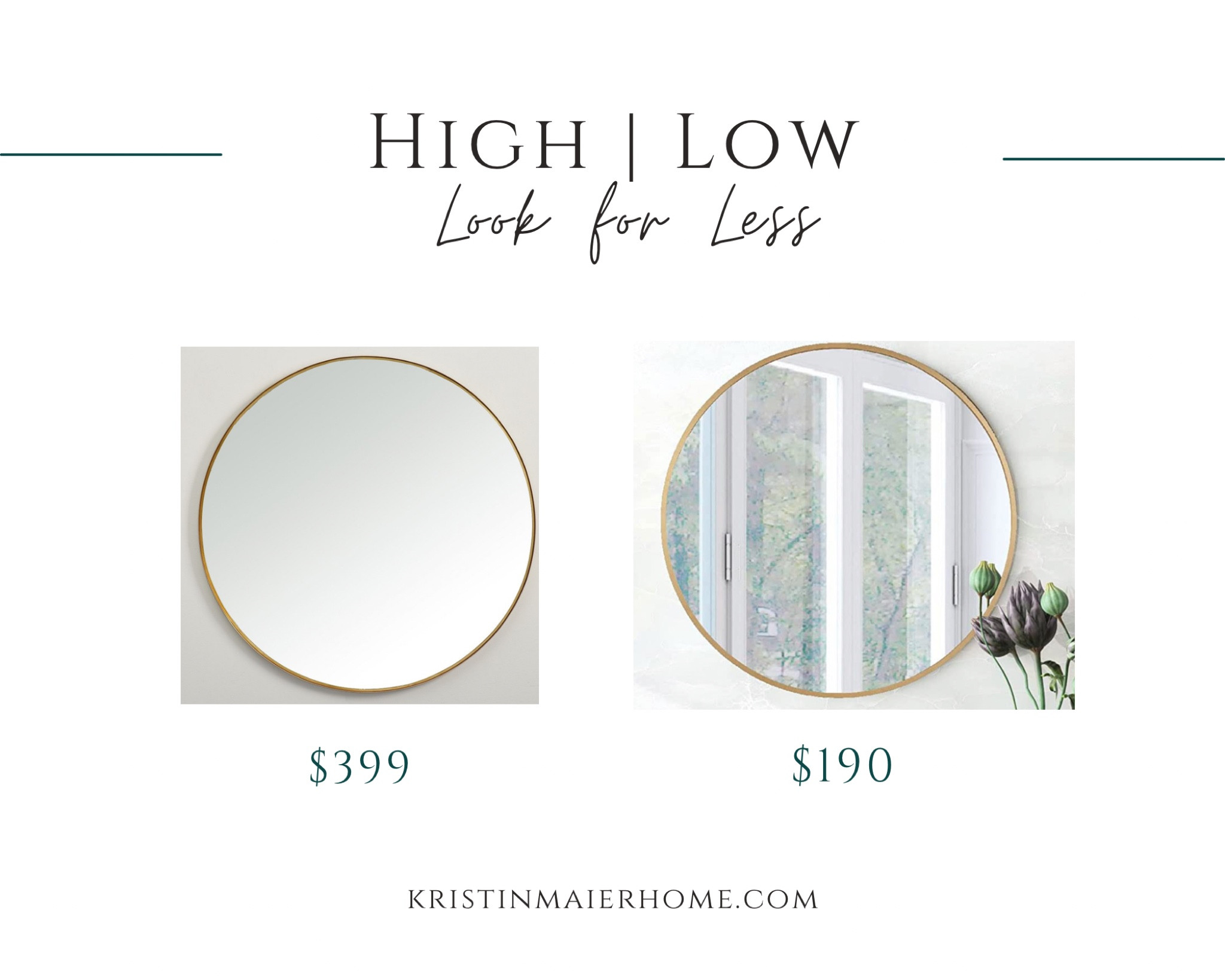 Brass round mirror. Home decor. 

#LTKFind #LTKhome