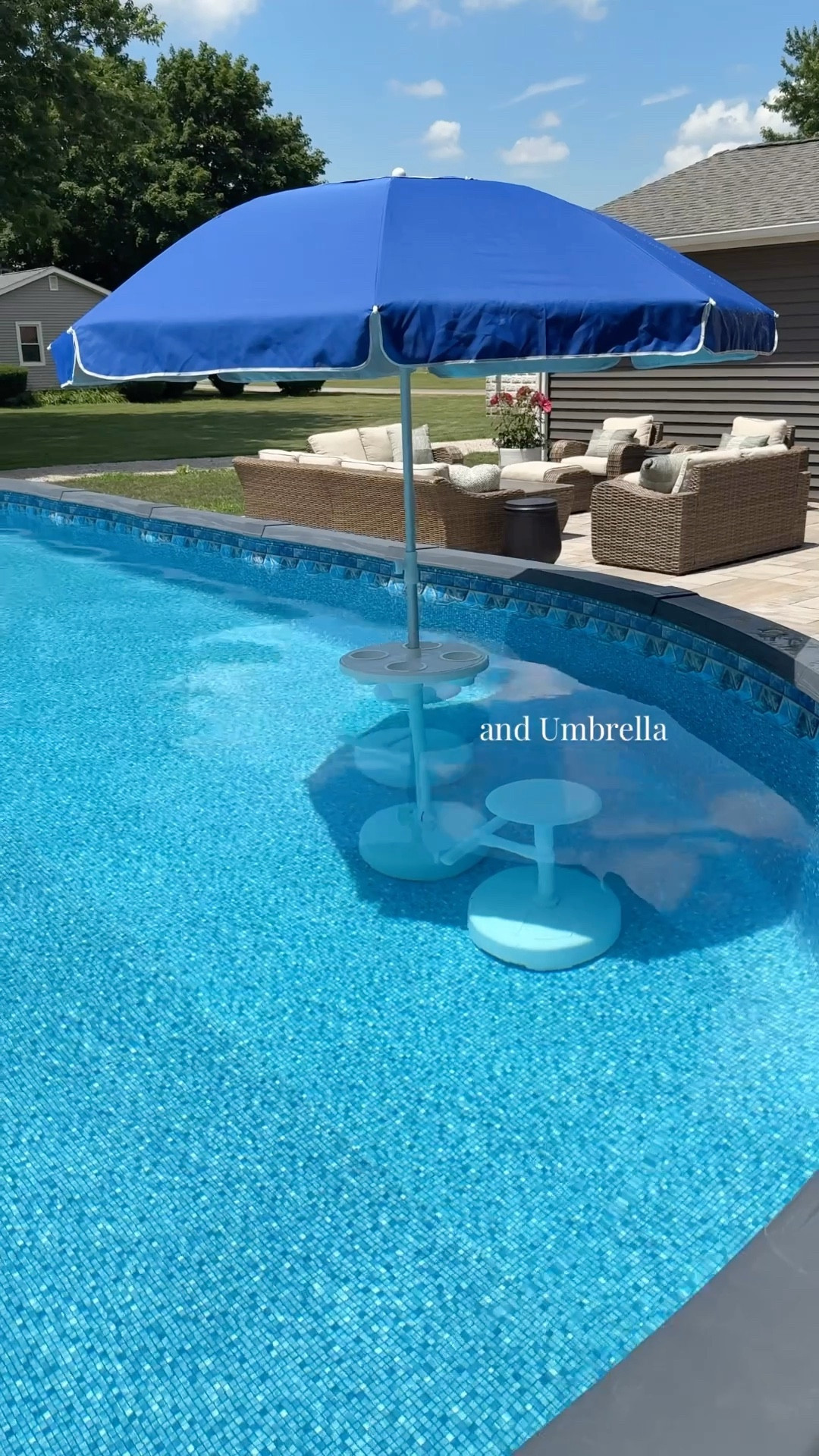 We love our Aughog Relaxation Station! Or as the kids call it… ‘our swim up bar’ 
You can switch out the umbrella and add more pool stools if you want! 
Sometimes you just need a little break in the sun and this is why we love it! Takes the relaxation to another level!


#LTKSeasonal #LTKHome