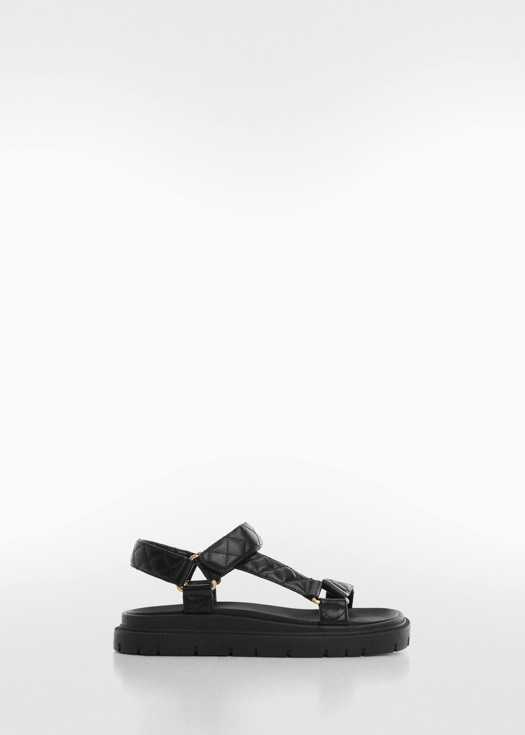Velcro padded sandal -  Women | Mango USA | MANGO (US)