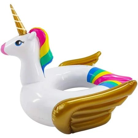 Pool Float for Kids Unicorn Swim Floats for Toddlers Age 3-8 Years Inflatable Unicorn Floaties Swimm | Walmart (US)