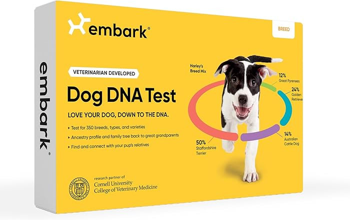 Embark Breed Identification Kit - Most Accurate Dog DNA Testing Kit - 99% Breed Ancestry Accuracy... | Amazon (US)