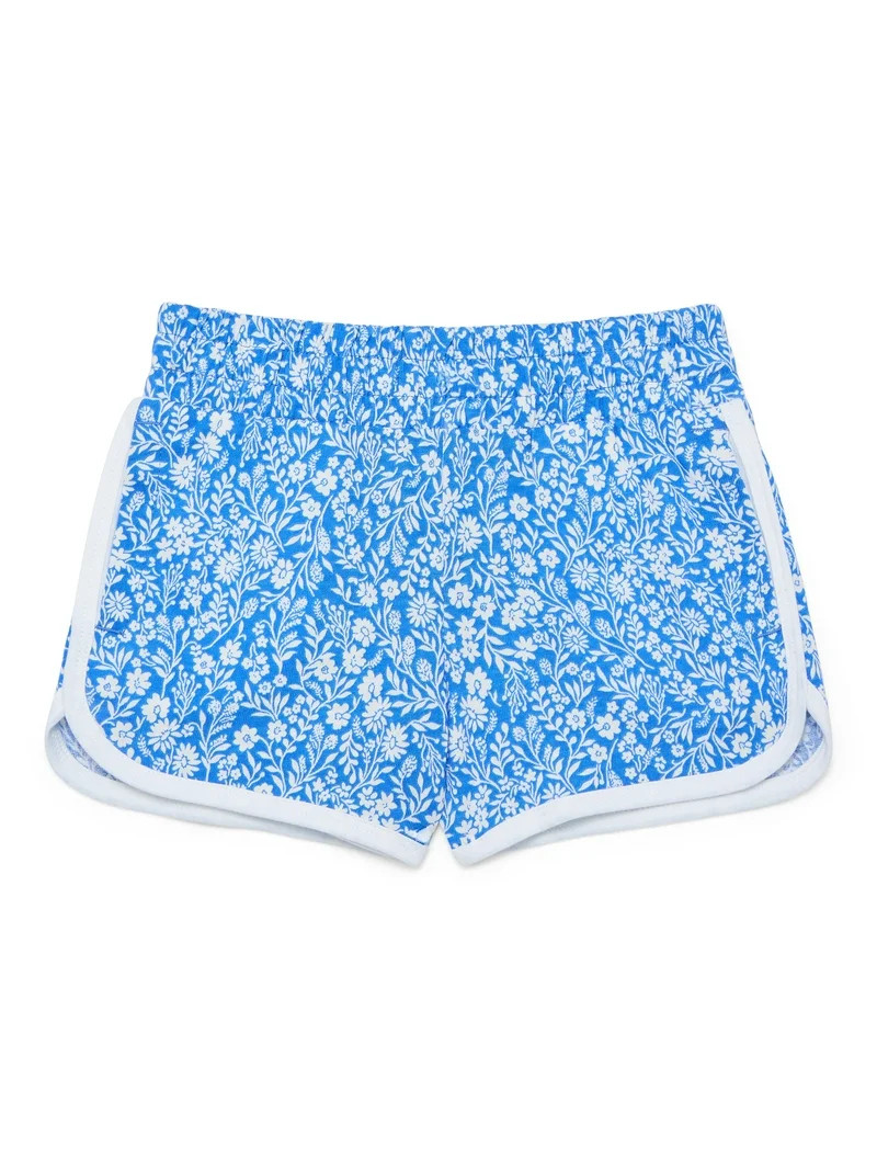 Wonder Nation Girls Dolphin Hem Shorts, Sizes 4-18 & Plus | Walmart (US)