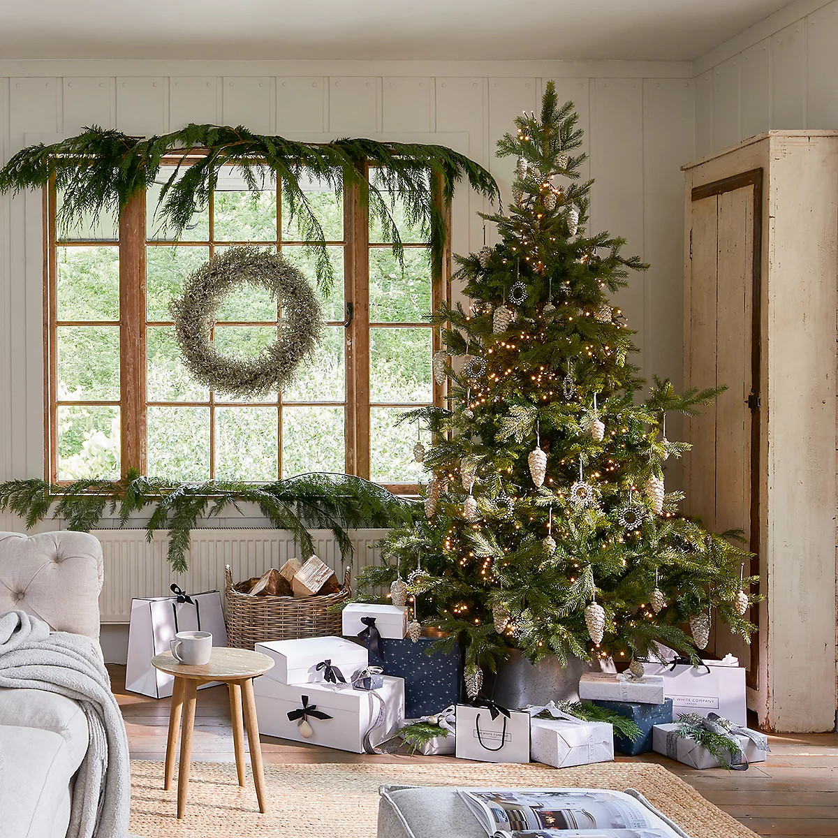 7.5ft Grand Spruce Christmas Tree | The White Company UK & ROW