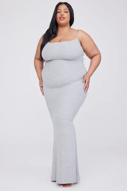 365 SCULPTING LOUNGE CAMI MAXI DRESS - GREY MARL | TALA (UK)