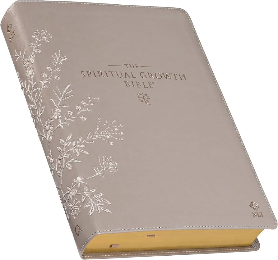 The Spiritual Growth Bible, Study Bible, NLT - New Living Translation Holy Bible, Faux Leather, T... | Amazon (US)