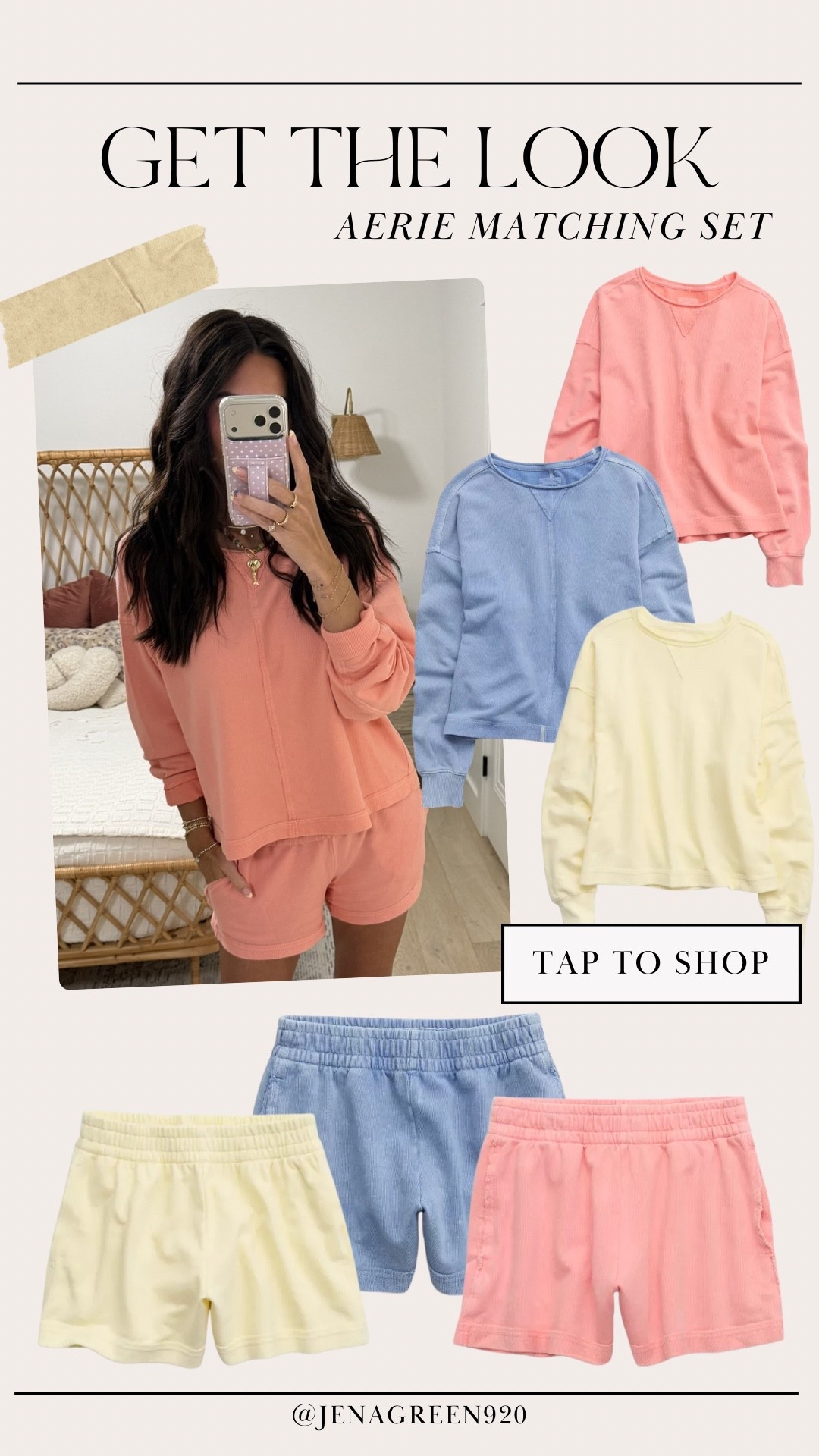 Matching Aerie Set | Spring Set | Crewneck Sweatshirt

#LTKxAerie #LTKootd #LTKOver40