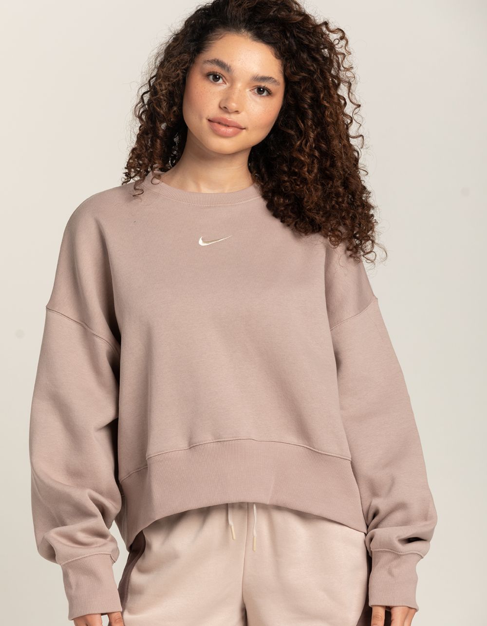 NIKE Sportswear Phoenix Womens Oversized Crop Crewneck Sweatshirt | Tillys