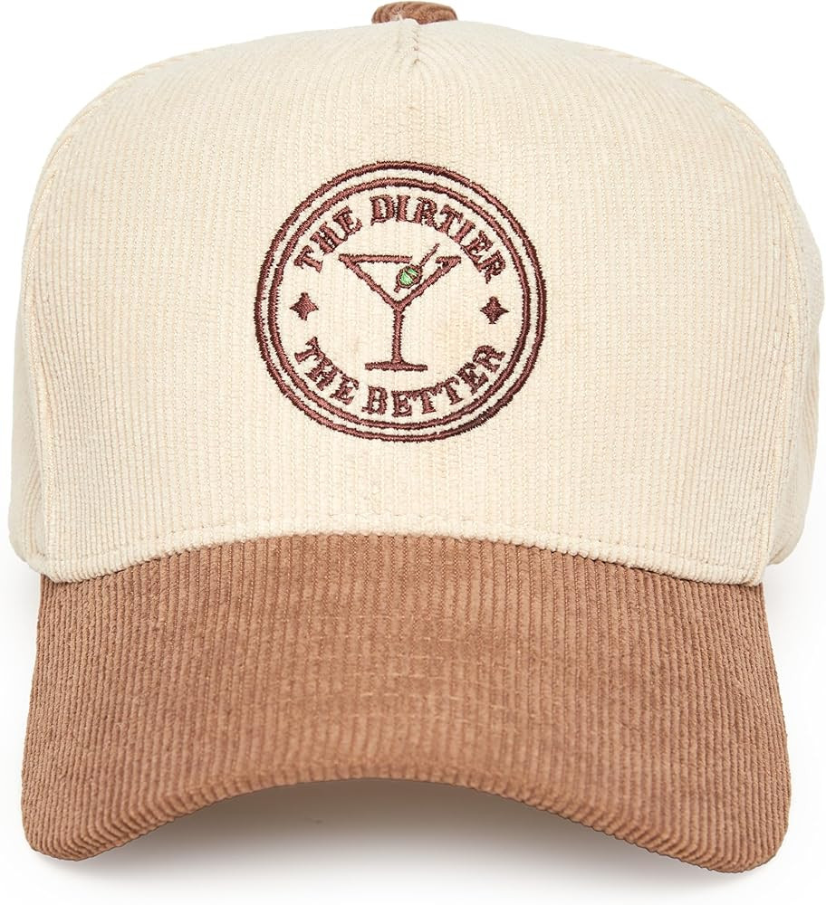 Funky Junque Two Tone Vintage Trucker Hats Men Women Corduroy Trendy Embroidered Baseball Cap Sna... | Amazon (US)