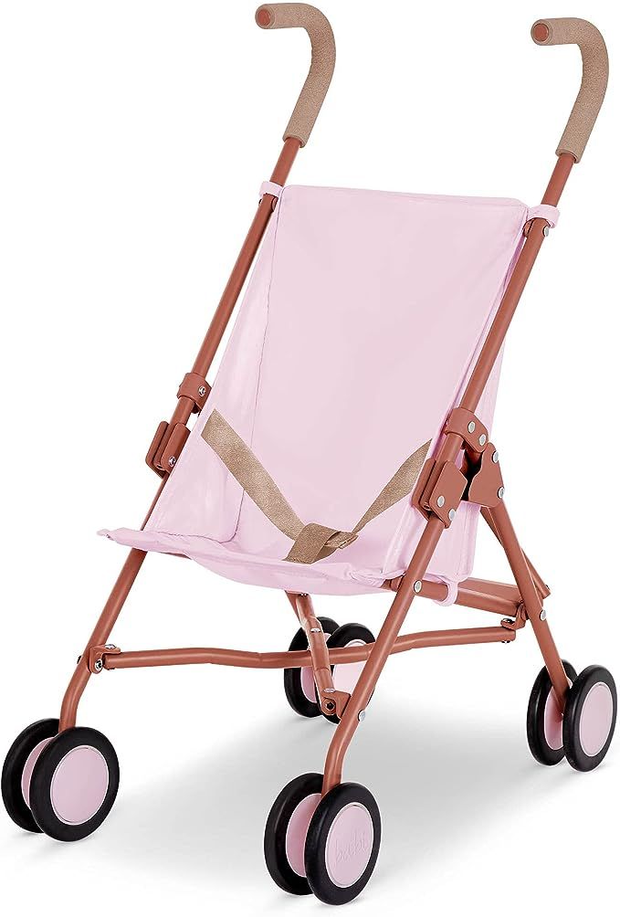 BABI by Battat – Cute & Stylish Baby Doll Umbrella Stroller – Pink Carriage, Foldable Frame &... | Amazon (US)