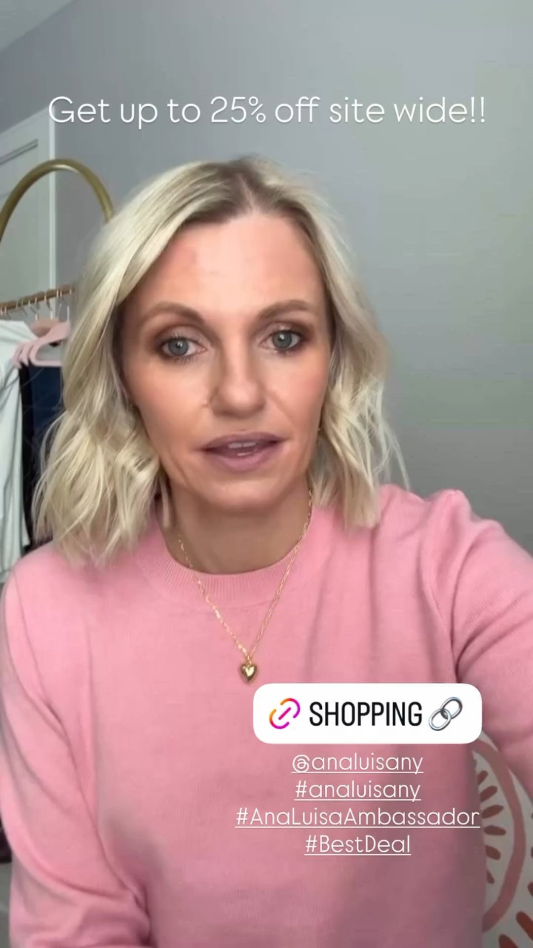 @Ana Luisa jewelry is on sale!!
#analuisany
#AnaLuisaAmbassador
#BestDeal Get up to 25% off site wide!!

#LTKstorytime #LTKValentine #LTKSaleAlert