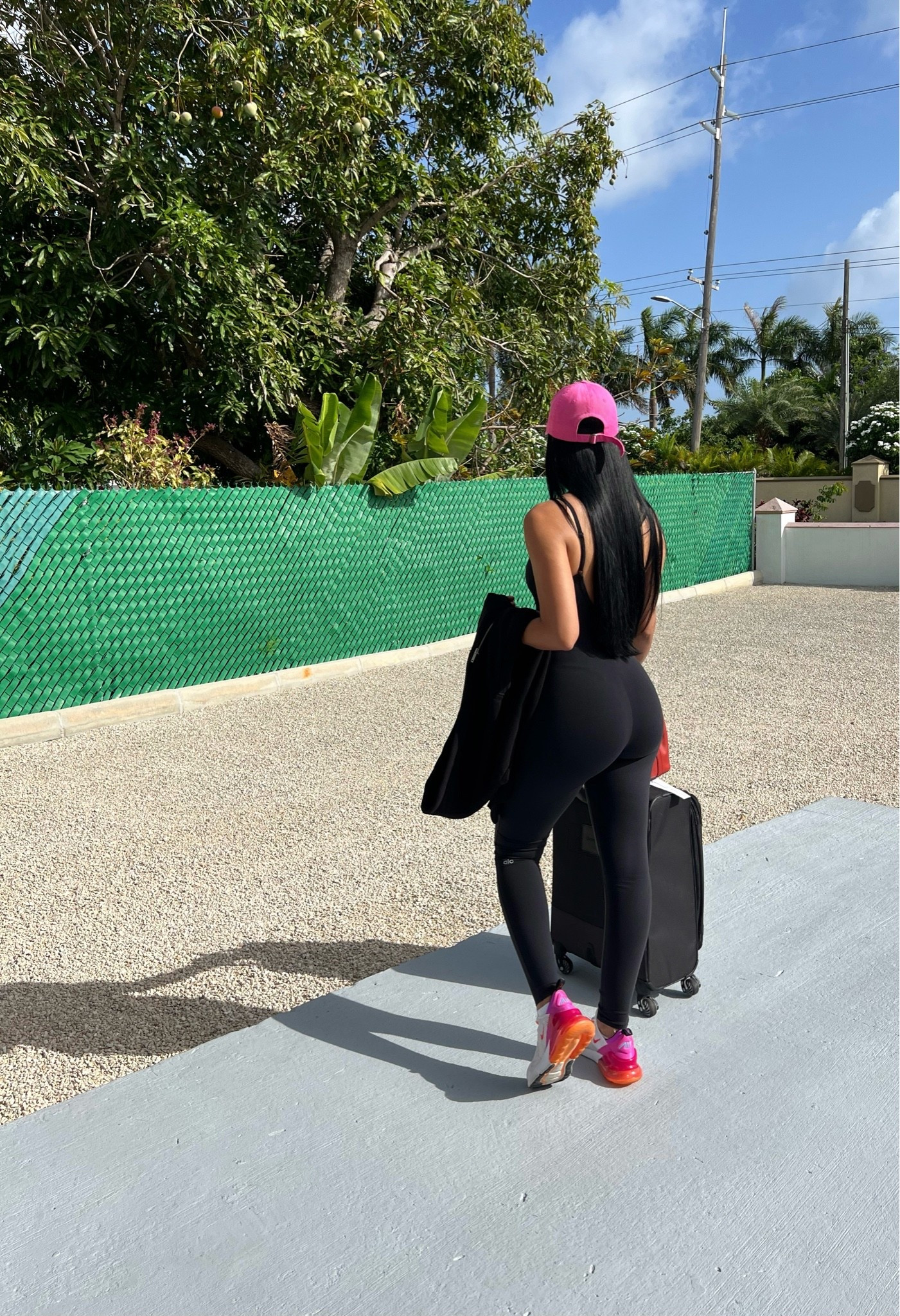 The travel fit I always reach for—comfortable, flattering, and airport-approved. ✈️🤍 
Wearing @Alo Yoga  and linking pieces below.

ALO Yoga, ALO set, travel outfit, airport outfit, travel day style, activewear, black jumpsuit, comfy travel outfit, sporty chic, airport style, travel essentials, on the go style, everyday activewear, fitness fashion, casual chic, pink sneakers, comfortable outfit, travel comfort, sporty fashion, vacation travel look, comfortable basics

#LTKTravel #LTKootd #LTKSeasonal