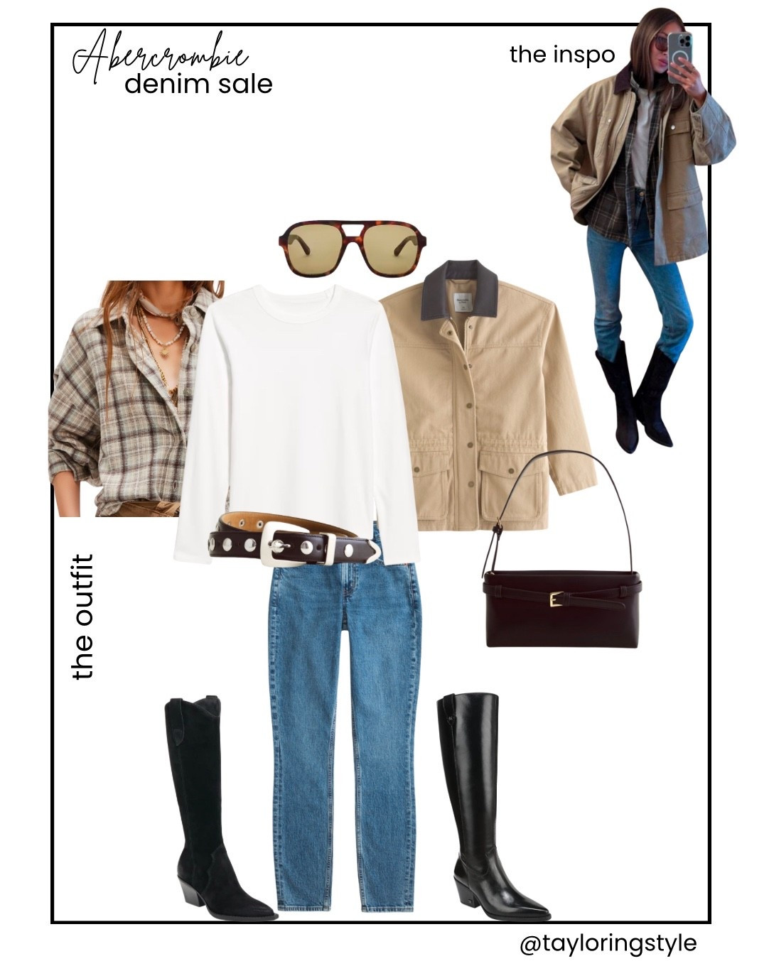 Loving this kind of look for the upcoming fall season🍂 And even better, all pieces are super versatile and can be styled multiple ways - fall into winter! 

Ps- These jeans are currently 30% off!! I ordered today! 

Abercrombie, Abercrombie denim, Abercrombie Denim Sale

#LTKFindsUnder100 #LTKSaleAlert #LTKSeasonal