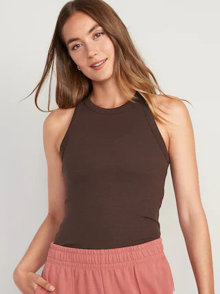 UltraLite Racerback Rib-Knit Performance Tank for Women | Old Navy (US)