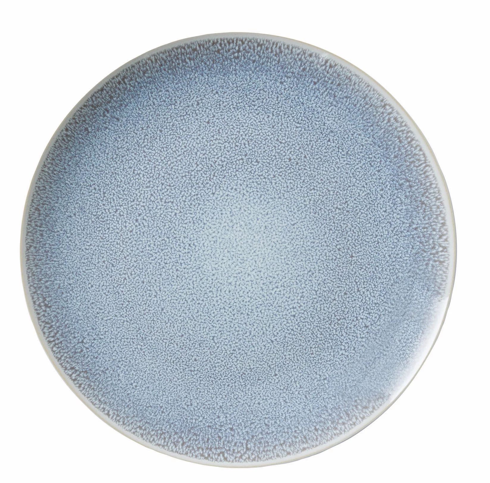 Better Homes & Gardens Blue Reactive Linette Round Stoneware Salad Plate Round 8.5”D | Walmart (US)