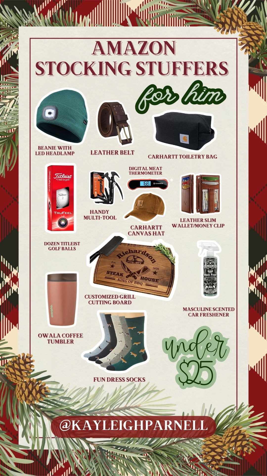 for your favorite guys' stockings - all from amazon & less than $25! 

 #LTKGiftGuide #LTKHoliday #LTKMens