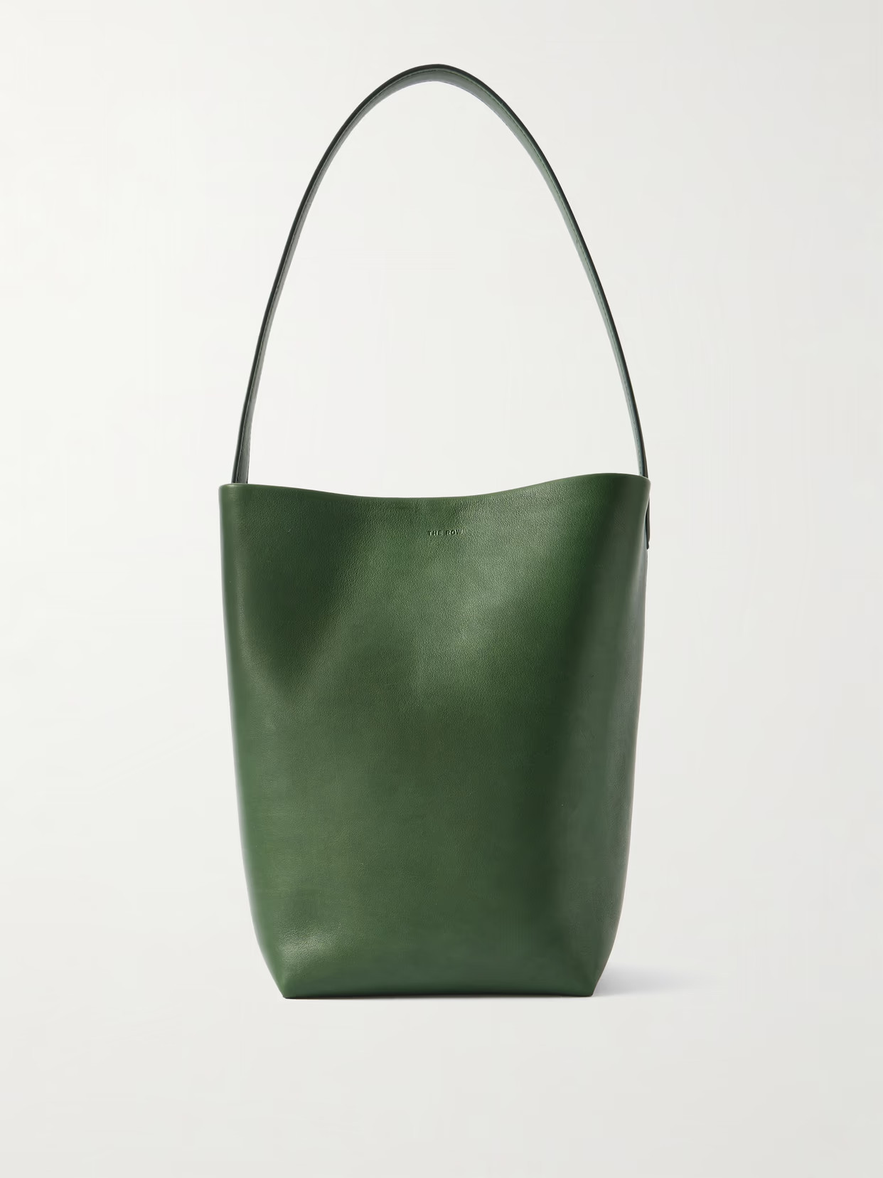 The Row - N/s Park Medium Leather Tote - Green | NET-A-PORTER (US)