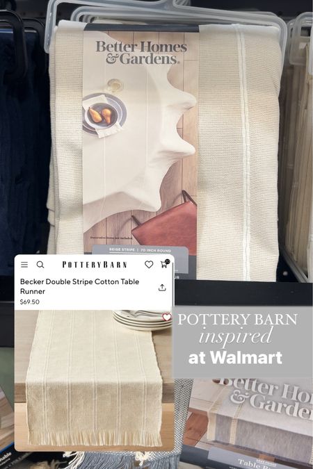 Pottery Barn Inspired at Walmart | Walmart home decor | Walmart home finds | home decor | summer entertaining | outdoor entertaining | table linens | table runner | table cloth | affordable finds 

#LTKsalealert #LTKhome #LTKfindsunder50