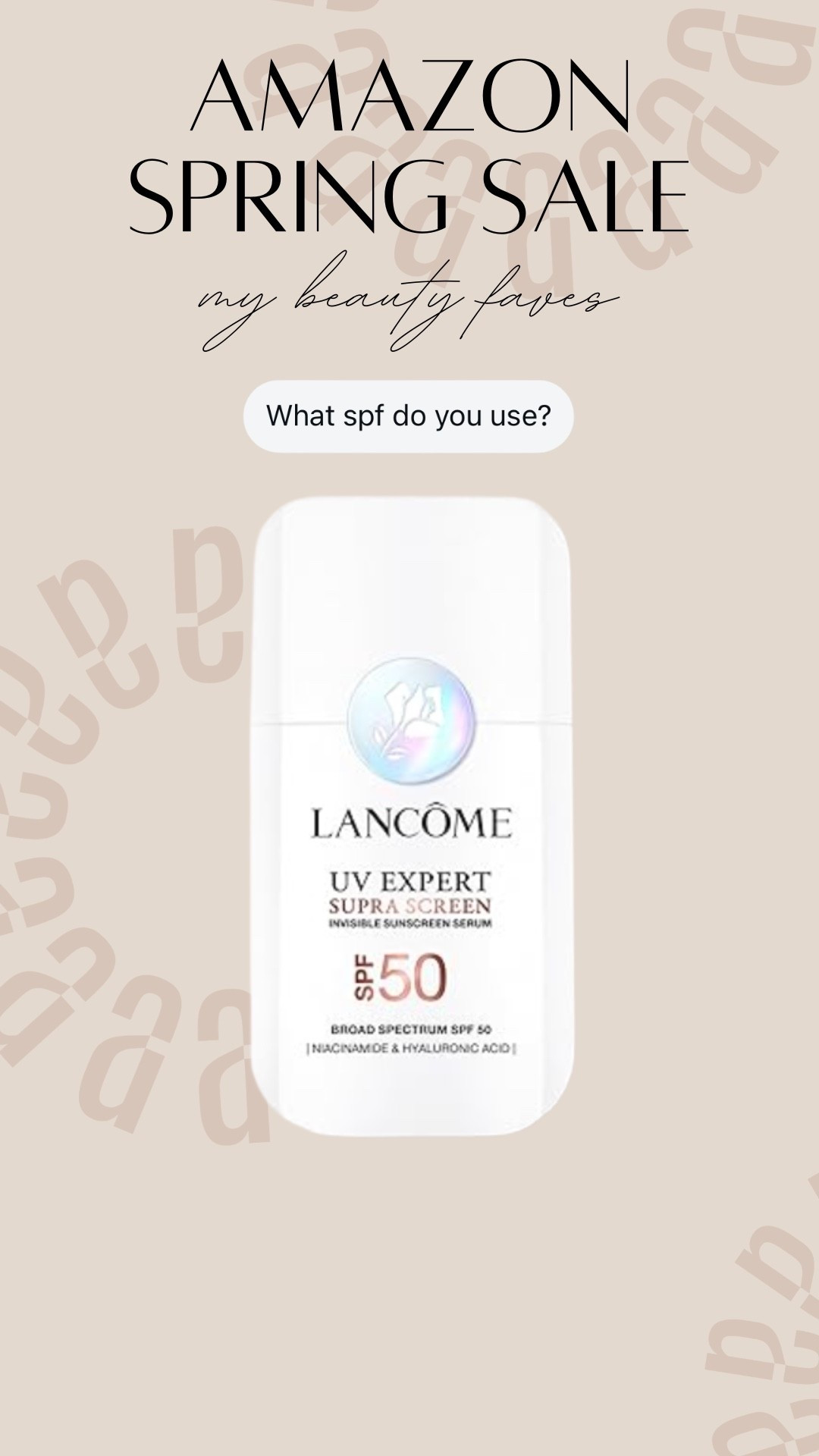 Y’all always ask what SPF I use and it’s Lancôme! It’s on sale right now! Linked more of my faves on sale below! 

#LTKSaleAlert #LTKBeauty #LTKOver40