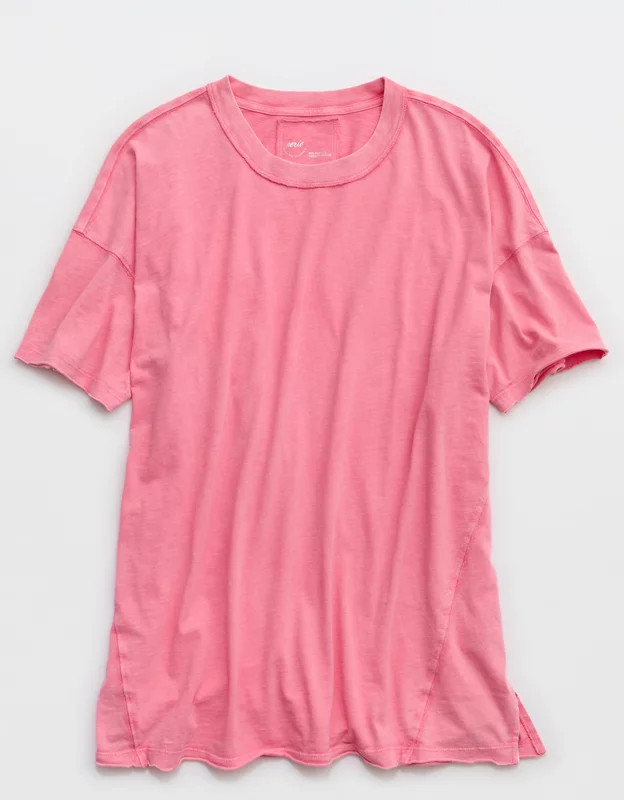 Aerie Oversized Crew Boyfriend T-Shirt | Aerie
