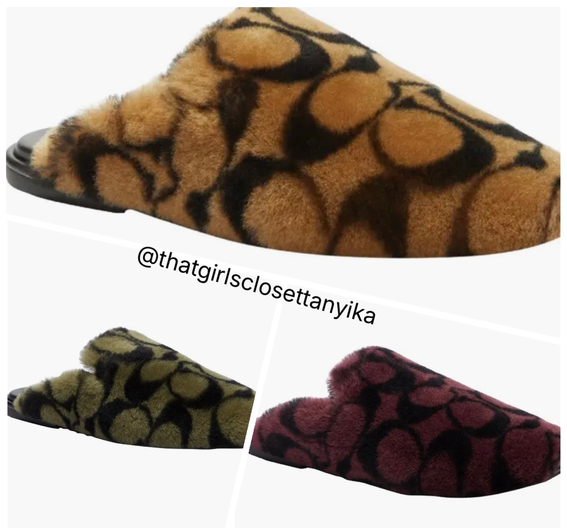 Signature Coach slippers 

#LTKselfcare #LTKGiftGuide #LTKmomlife