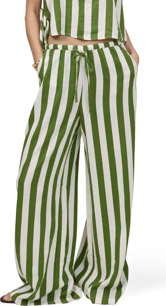 Reese Linen Blend Drawstring Pants | Nordstrom