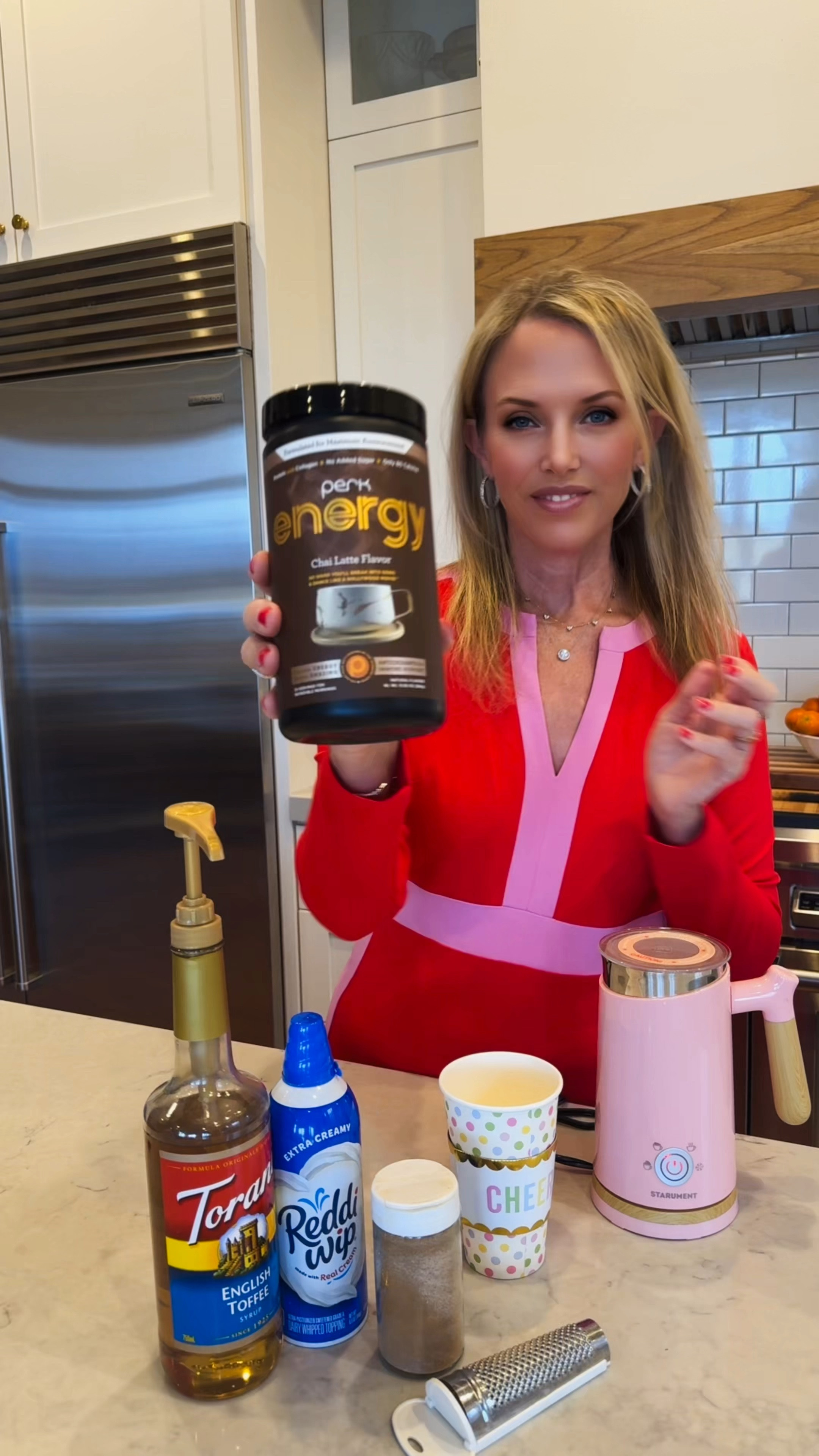 Today’s dirty soda is a hot chai, and it is delicious! I’m calling it the ‘Book Boyfriend’ because sipping on this while reading the Fourth Wing Series sounds simply divine! 
I spend most of my time on the tennis court, but I’ve also been known to frequent a cute bookshop


#LTKHome #LTKMostLoved #LTKWatchNow