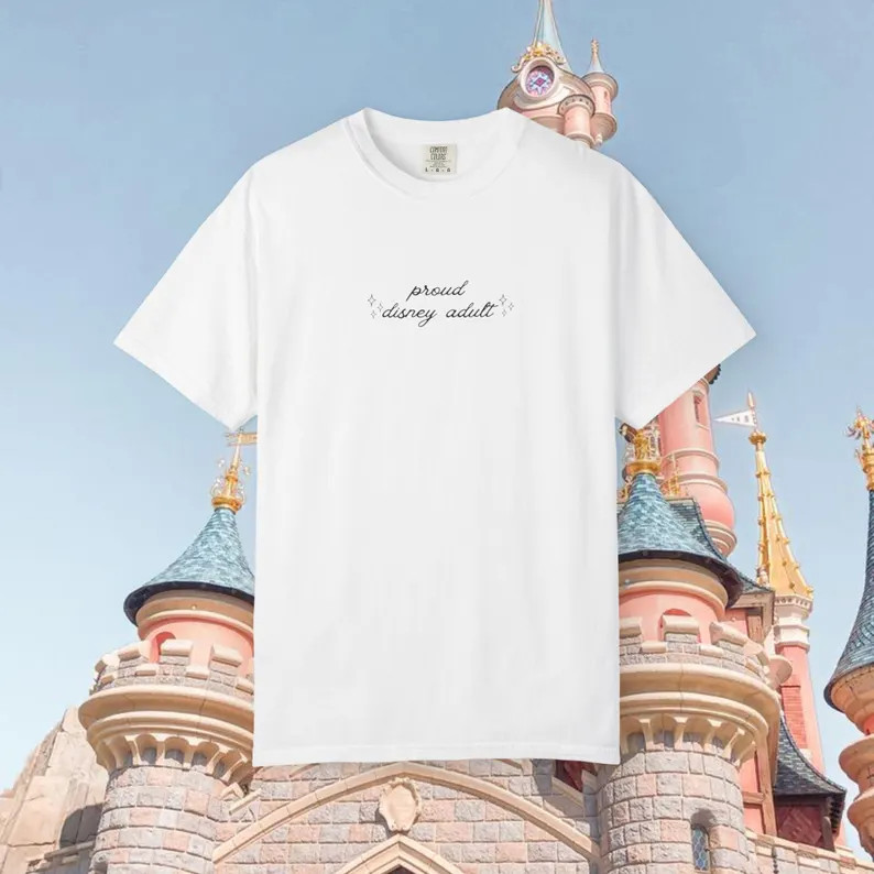 Disney Adult Graphic T-Shirt | Comfort Colors | Simple Disney Tee Aesthetic | Etsy (Global)