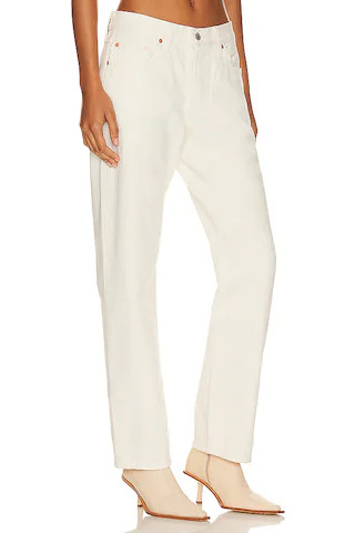 90s 501 Jeans in Ecru Booper No Damage | Revolve Clothing (Global)