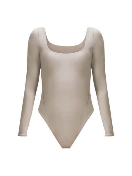 Wundermost Ultra-Soft Nulu Square-Neck Long-Sleeve Bodysuit | Lululemon (US)