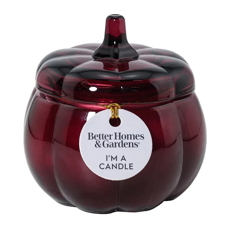 Better Homes & Gardens Sandalwood Harvest Scented 1-Wick 5 oz Pumpkin Jar Candle | Walmart (US)