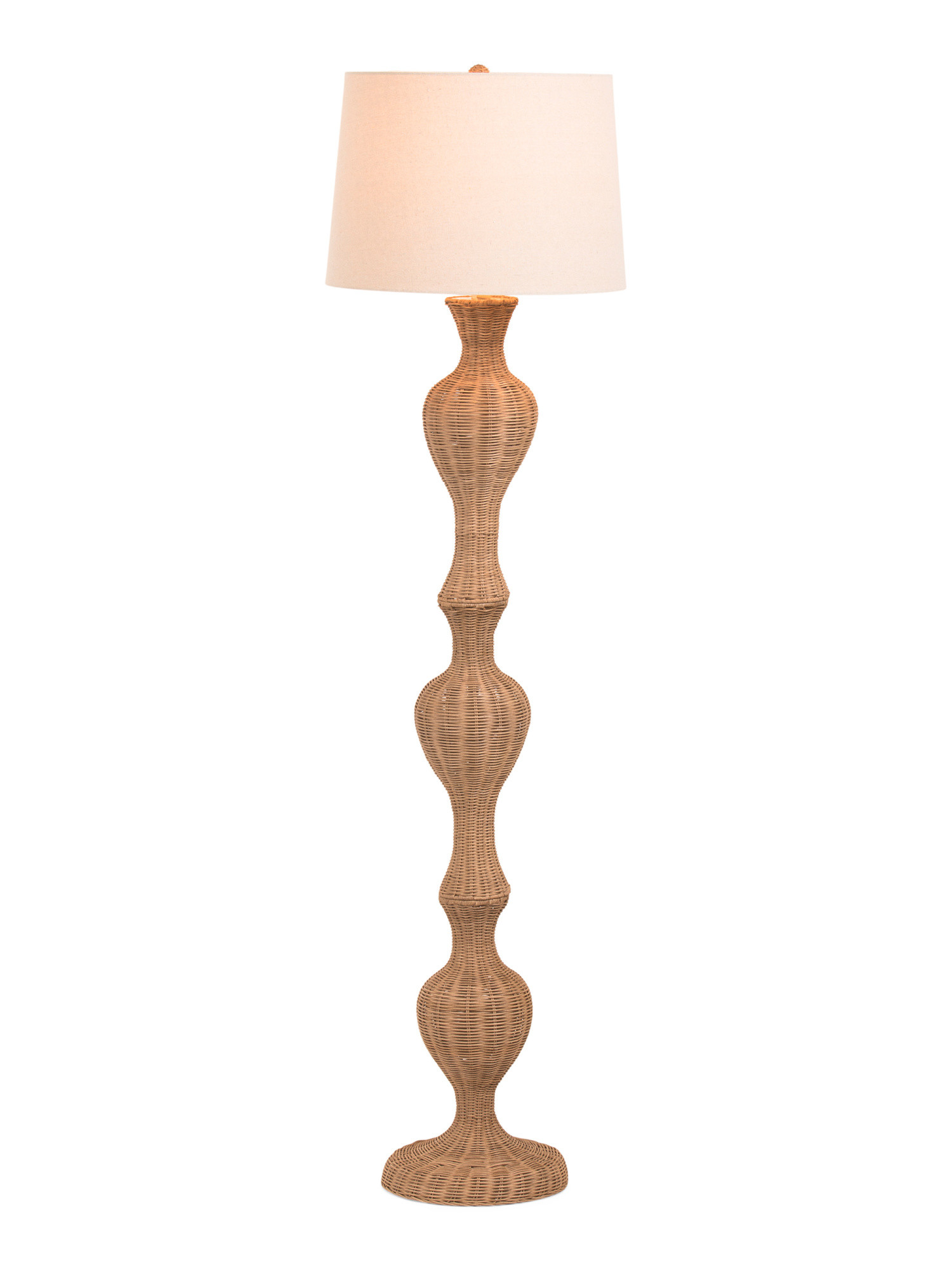 64in Rattan Floor Lamp | TJ Maxx