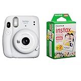Fujifilm Instax Mini 11 Instant Film Camera, Ice White - with Fujifilm instax Mini Instant Daylig... | Amazon (US)