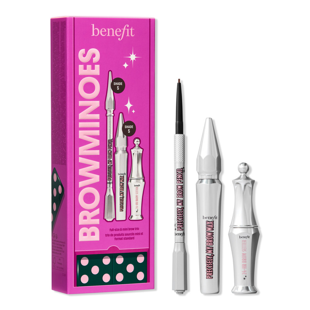 Benefit Cosmetics Browminoes Holiday Gift Trio with Brow Service Voucher - Shade 5 | Ulta