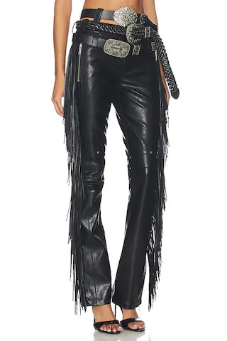 Favorite Faux Leather Fringe Pant in Black

              
    
        
        
            Fav... | Revolve Clothing (Global)
