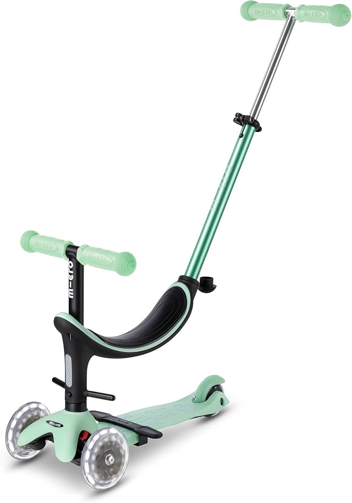 Micro Kickboard- Mini2Grow LED Wheels- 4in1 Scooter- Lean-to-Steer, Swiss Designed Micro Scooter ... | Amazon (US)
