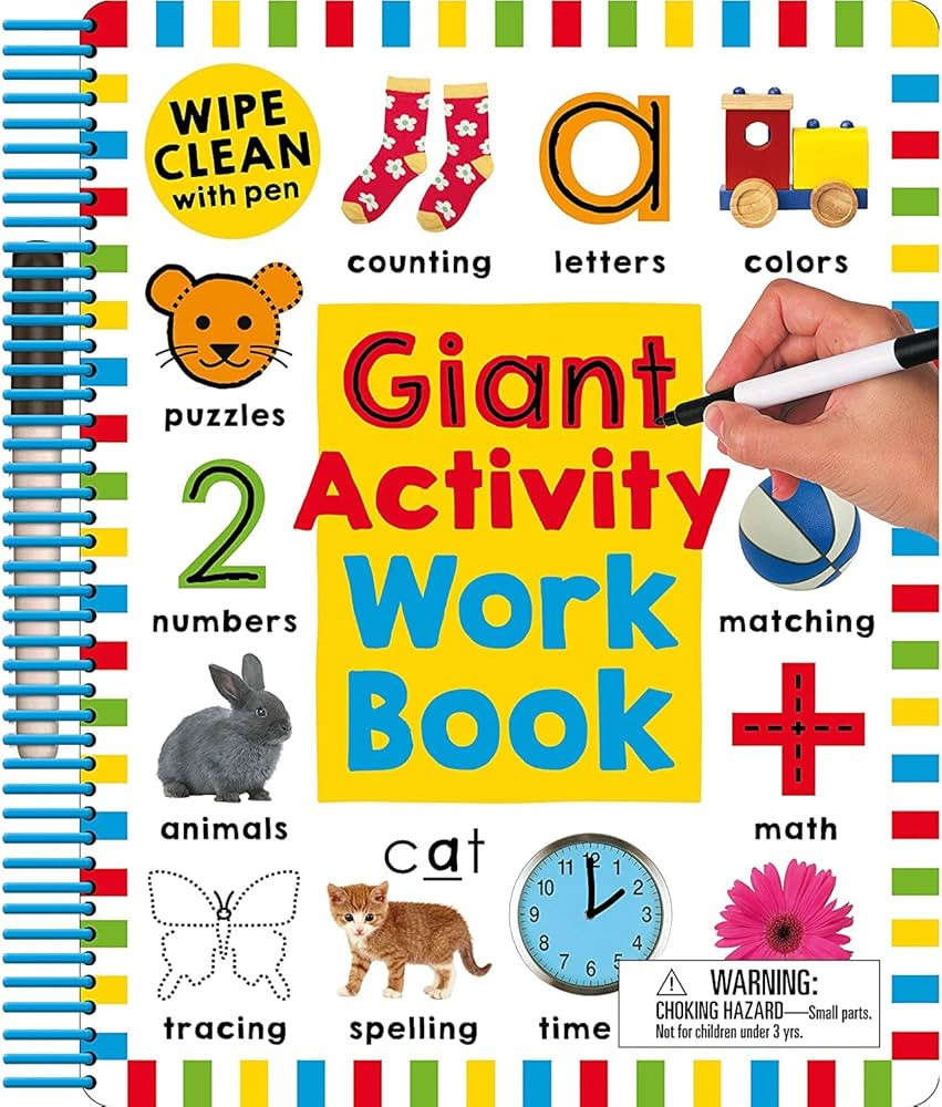 Wipe Clean: Giant Activity Workbook (Wipe Clean Activity Books) | Amazon (US)
