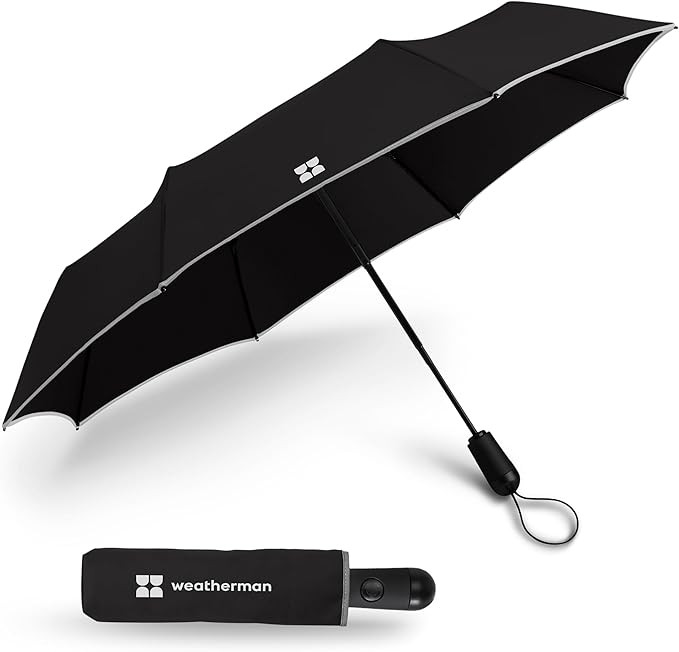 Weatherman Umbrella - Premium Small Compact Mini Umbrellas for Traveling - Windproof Umbrellaas R... | Amazon (US)