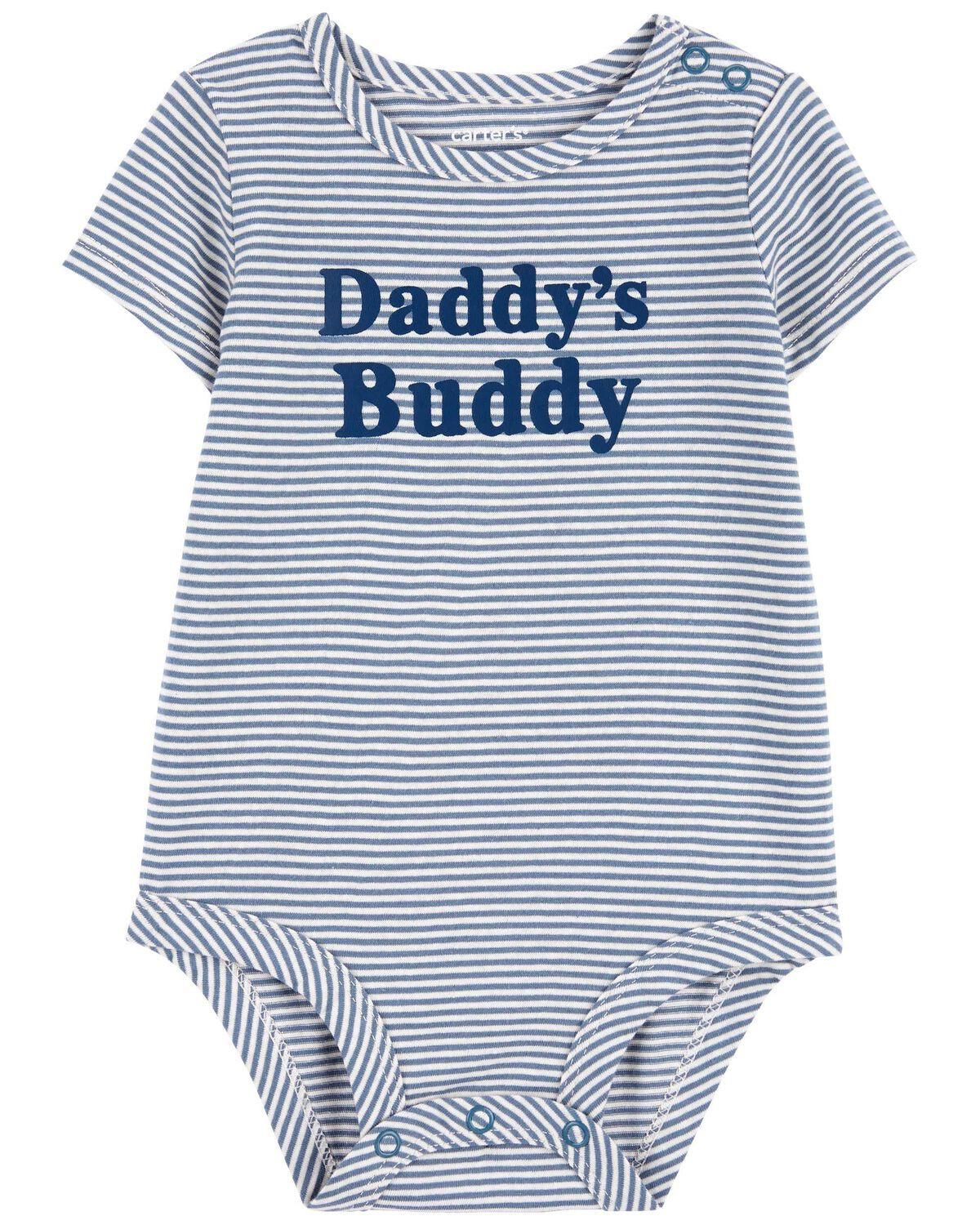 Navy Baby Cotton Daddy's Buddy Bodysuit | carters.com | Carter's