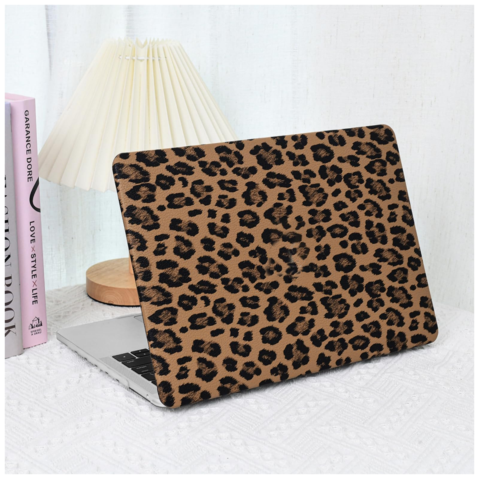 Amazon.com: BYCeKe Compatible with MacBook Air 13.6 inch Case 2022-2026 M5 M4 A3240 M3 A3113 M2 A2681,for Mac Air 13 Leather Cheetah Print Tortoise Shell Case & Keyboard Cover for MacBook Air13 M4,Leopard Brown : Electronics | Amazon (US)