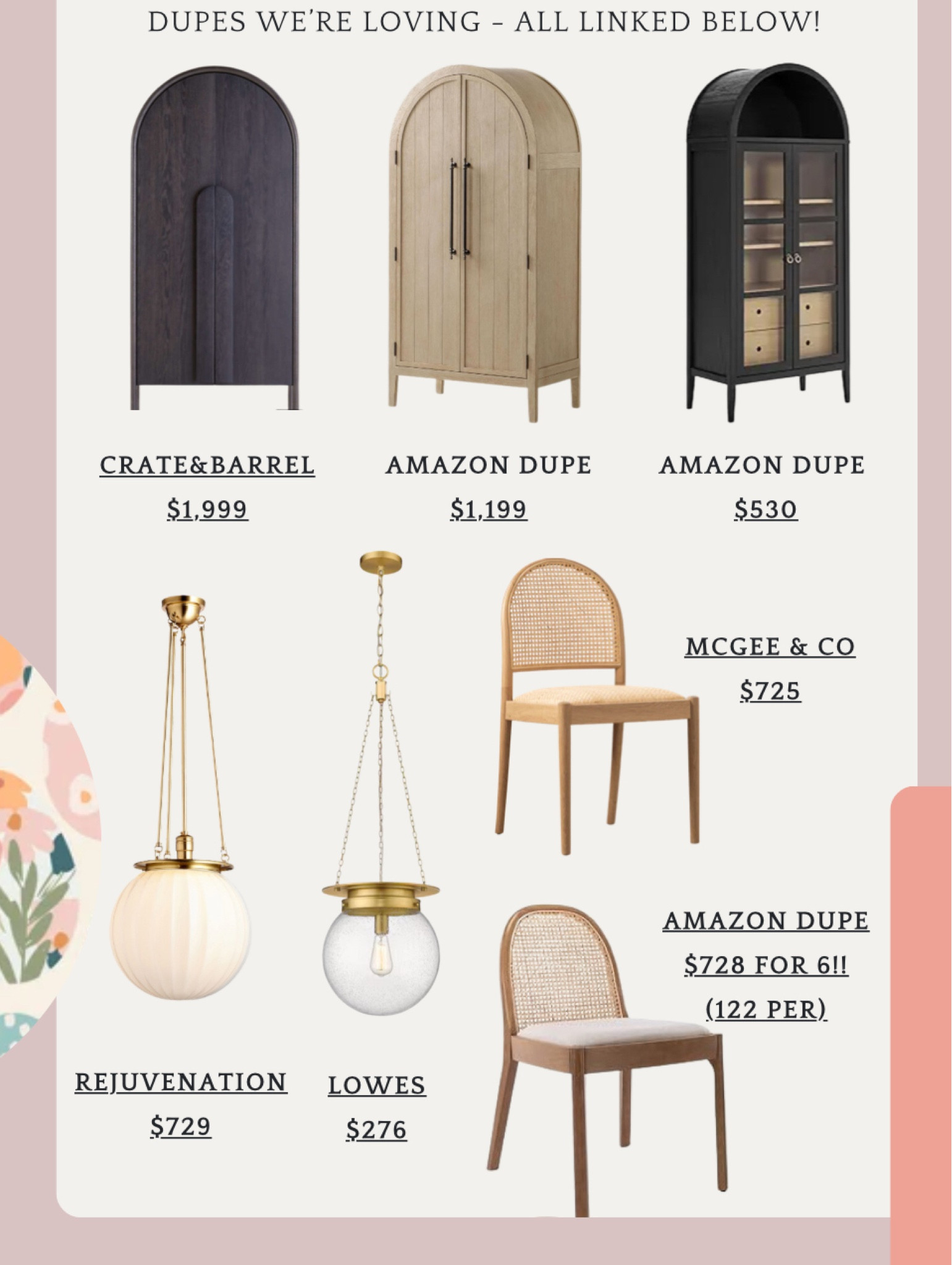Dupes were loving right now! 

#LTKhome
