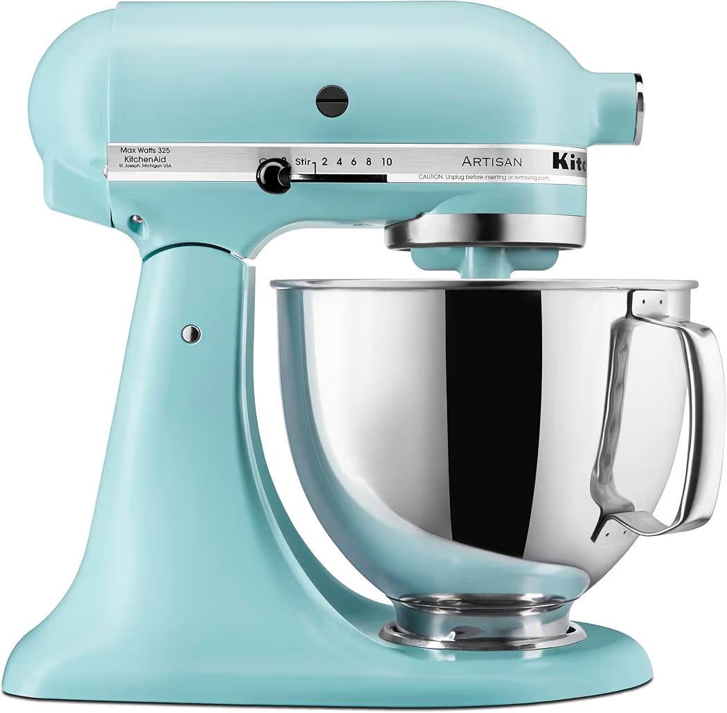 KitchenAid Artisan Series 5 Quart Tilt Head Stand Mixer with Pouring Shield KSM150PS, Mineral Wat... | Amazon (US)