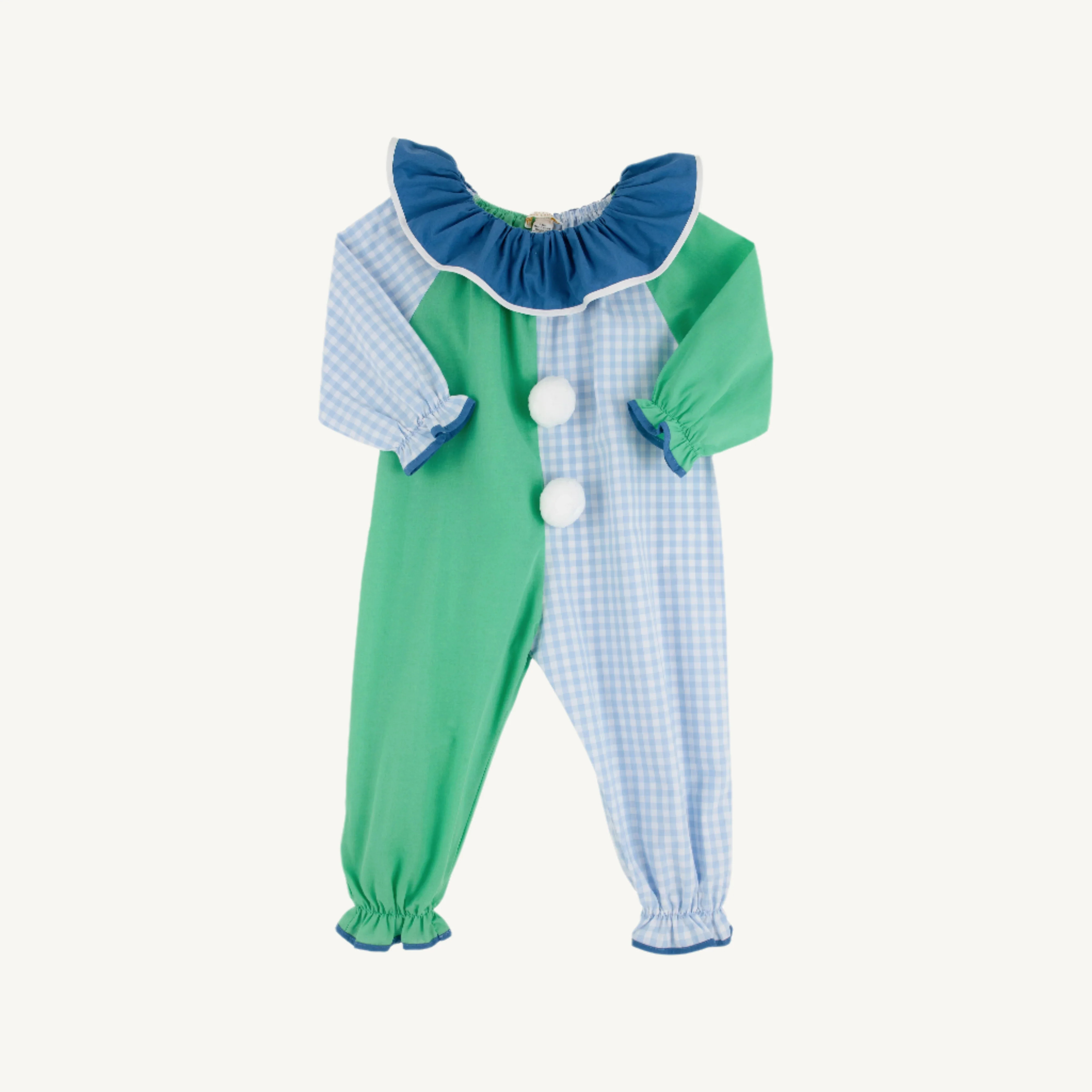 Happy Halloween Clown Costume (Romper) - Grace Bay Green with Beale St | The Beaufort Bonnet Company
