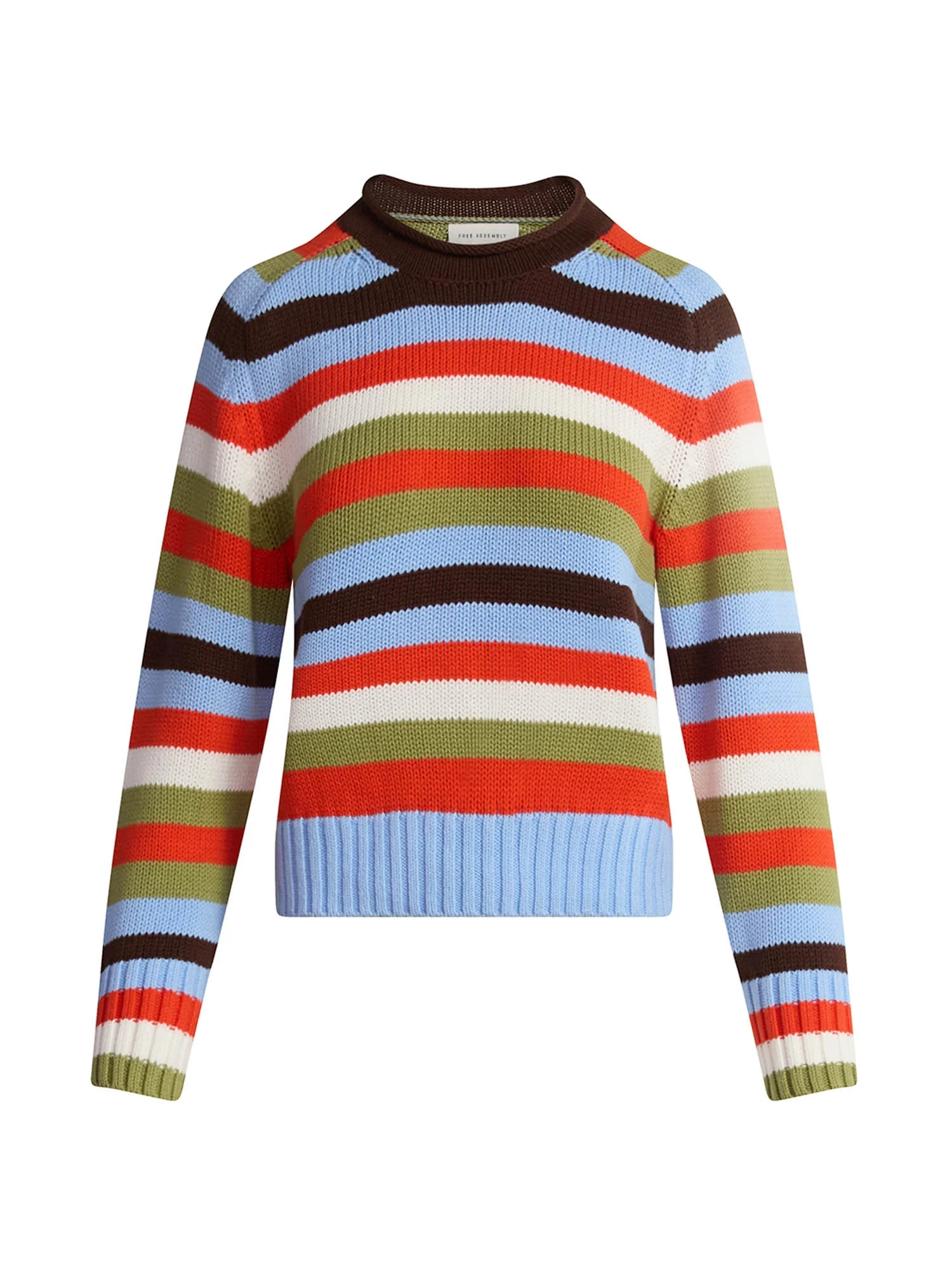 Free Assembly Women’s Saddle Shoulder Roll Neck Cotton Sweater with Long Sleeves, Sizes XS-XXL | Walmart (US)