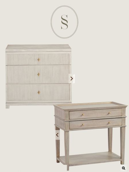 Ballard 25% off! Love these nightstands and Demilune table