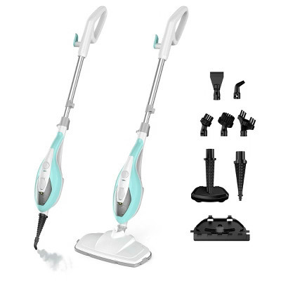 FONTOI Cleaning Tools and Accessories 10-in-1 Steam Mop, 2 Washable Pads, Detachable Handheld Cleaner for Floor Cleaning, Gray, 12.4"*6.89"*47.24" | Target