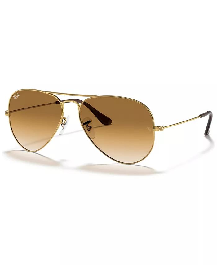 Sunglasses, RB3025 AVIATOR GRADIENT | Macys (US)