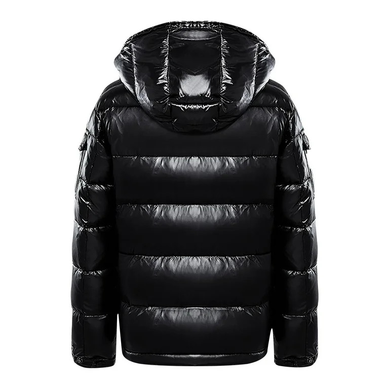 BRGZLK Shiny Hooded Cotton, Puffer Jacket (Men's) | Walmart (US)