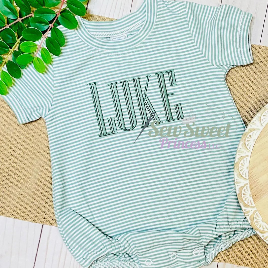 BOY Monogram Baby Bubble, Personalized Toddler Romper, Stripes, Summer, Fall, Birthday, Baby Show... | Etsy (US)