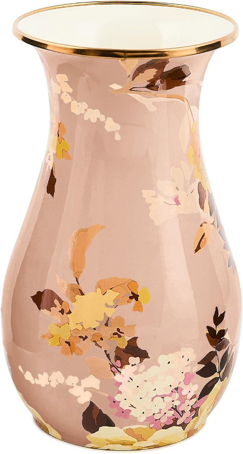 MACKENZIE-CHILDS Enamel Tall Vase, Wild Rose Mauve | Amazon (US)
